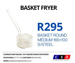 Basket Round Medium 165×100 S/Steel