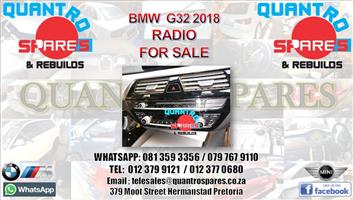 bmw g32 2018 radio for sale 