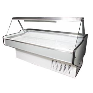 2.5 Meter Eco Display Flat Glass Fridge