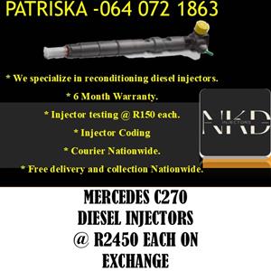 MERCEDES C270 FEUL INJECTORS TO RECON 