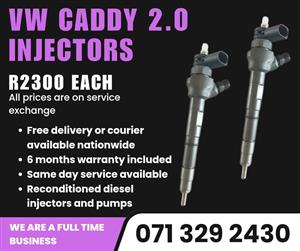 VW CADDY 2.0 INJECTORS FOR SALE WITH WARRANTY 