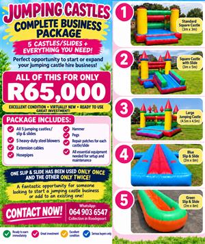 JUMPING CASTLES BUSINESS PACKAGE 
