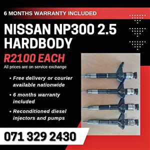 NISSAN NP300 2.5 INJECTORS FOR SALE WITH WARRANTY INCLUDED