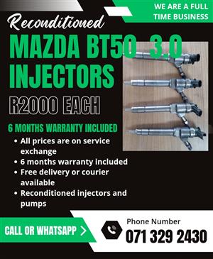 MAZDA  INJECTORS FOR SALE WITH WARRANTY 