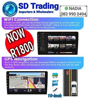 Double Din Android 10-inch Car Stereo Radio