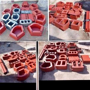 Steel molds for concrete casting 