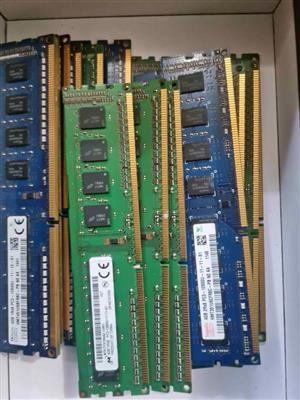 4gb 1RX8  PC3 '12800U,11,13,A1
