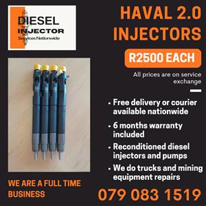 HAVAL 2.0 INJECTORS FOR SALE WITH WARRANTY 