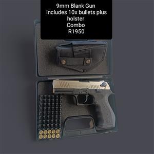 Blow tr 92 satin 9mm Blank Gun Combo 