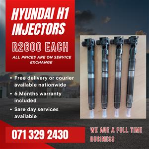 HYUNDAI H1 INJECTORS FOR SALE WITH WARRANTY ON 