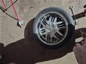 20 inch chrome rims 