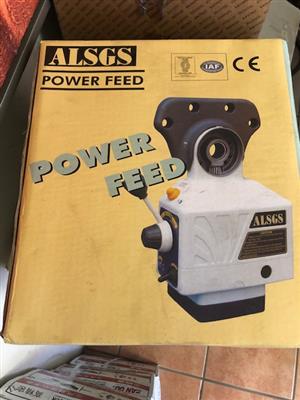 Power Auto Feed for Y Axis, Cross Travel, Brand New