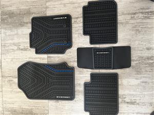 Ford Everest Rubber Mats, only used for 2xWeeks. Still brand brand new.