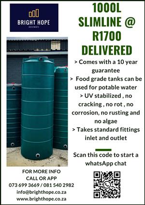 SPECIAL!! 5000L WATER TANKS 