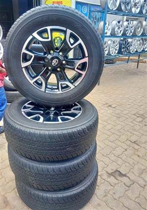 Toyota Hilux legend 50 rims with tires