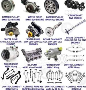 Auto Spares for BMW, AUDI, VW, MERC