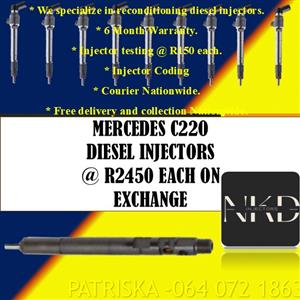 MERCEDES INJECTORS FOR SALE OR TO RECON 
