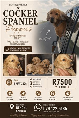 Cocker Spaniel puppies