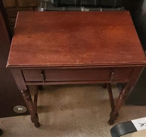 Antique Telephone/Writing Table with Draw for Sale!