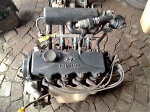 1999 Hyundai accent engine code G4EK complete engine still running good
