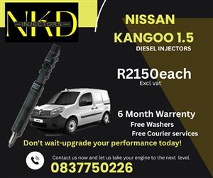 NISSAN KANGOO 1.5 DIESEL INJECTORS FOR SALE