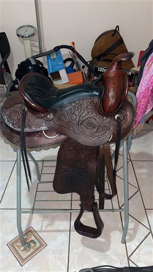 El Paso Western Saddle for sale