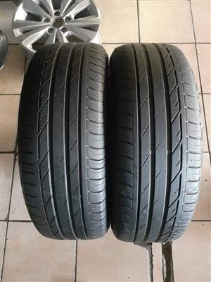 205/55/17 Bridgestone Run Flat Tyres for Sale. Contact 