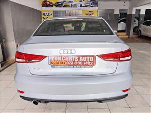 2017 AUDI A3 TFSI 1.2 AUTOMATIC PETROL  SILVER COLOUR 148000KM LEATHER SEATS