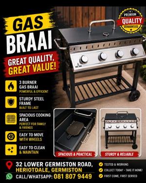GAS BRAAI S FOR SALE 