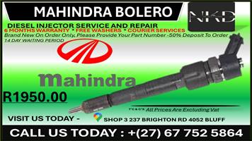 Mahindar Bolero Diesel Injectors on Recondition