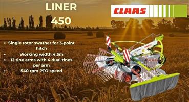 Claas Liner 450 Mounted Rakes