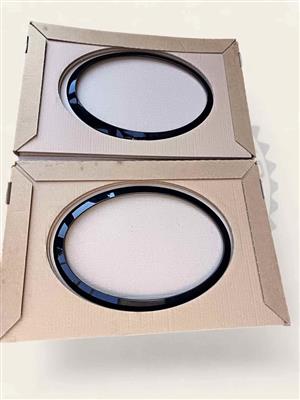 2014-2024] MINI COOPER S F55 F56 F57 BLACK/CHROME HEADLIGHT TRIM/COVER/RING ON THE BONNET: BRAND NEW