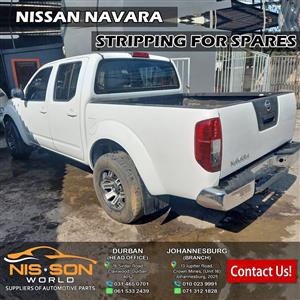 NISSAN NAVARA STRIPPING FOR SPARES