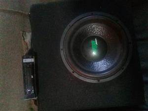 Car stereo and speaker R900 Dell laptop 