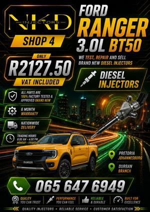 Ford_Ranger_3L_BT50_Diesel_Injectors_on Reconditioning