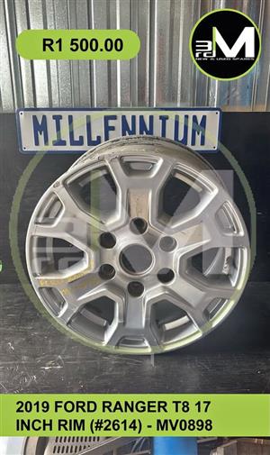 2019 FORD RANGER SILVER T8 17INCH RIMS AVAILABLE - MV0898
