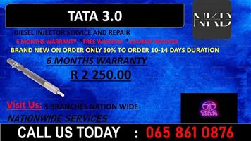 TATA 3.0 INJECTORS FOR SALE OR SERVICE EXCHANGE WITH WARRANTY