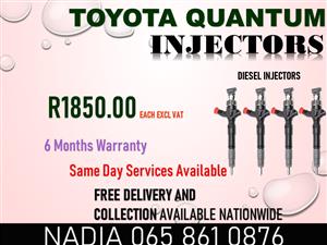 TOYOTA QUANTUM DIESEL INJECTORS FOR SALE