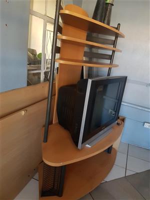TV stand and tv