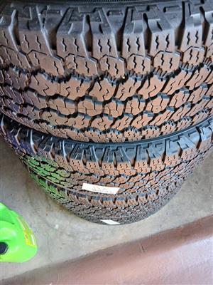 Set of 4x Good Year Wrangler AT 90%