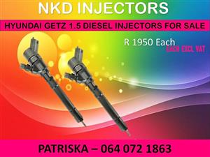 DIESEL INJECTORS NEW OR RECON ON HYUNDAI GETZ 1.5 FOR SALE