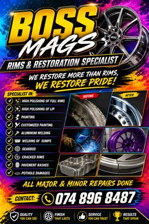 Boss Mags Rim Repairs 