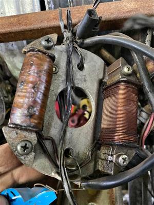 Suzuki DR 500 stator coil. Meyerton bike scrapyard new and secondhand spares. Andre call or whatsapp
