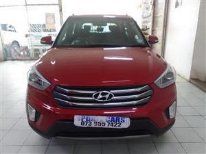 2017 HYUNDAI CRETA 1.6 Petrol 76 000km  Automatic  Red COLOR   Service Book, Reverse Camer