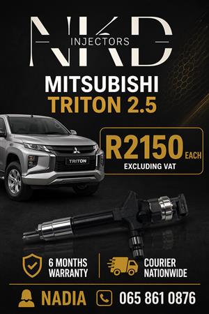 BRAND NEW DIESEL INJECTORS FOR SALE FOR MITSUBISHI TRITON 2.5