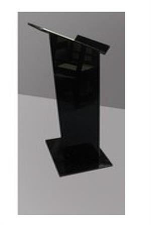 Black Acrylic Podium Customer Design On Sale