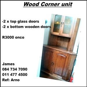 Wood Corner unit