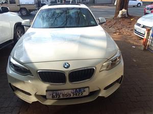 2017 BMW 2series 220i F20  79000km White COLOR  Automatic 2door Petrol Service book Leather interior