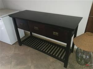 Wooden stained buffet