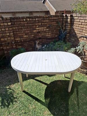 Plastic table for sale PLUS seat for free